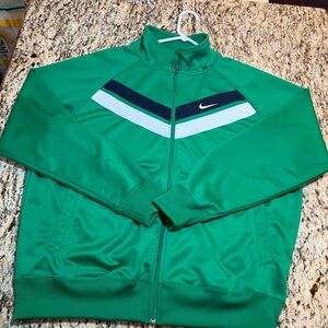 Nike Green and Navy track  Jacket men size XXL
